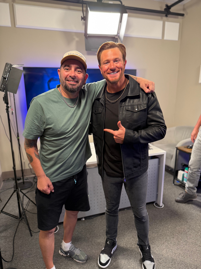 Nick Hiter recording The Hitstreak with a guest